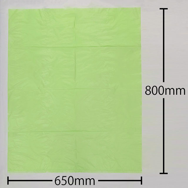 AS45 消臭袋 – 緑 半透明 – 厚み0.025mm – メーカー直販、業務用ポリ袋 