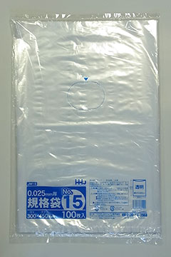 JB15 規格袋15号 – 青 半透明 – 厚み0.02mm – メーカー直販、業務用 