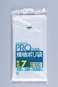 L07_sanipak 規格袋7号 – 透明 – 厚み0.03mm – メーカー直販、業務用